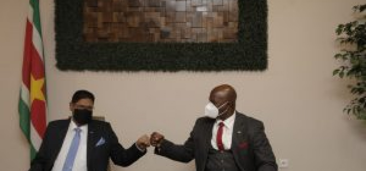 Vice President Ronnie Brunswijk neemt waar als president