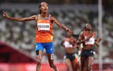 Hassan treedt met olympisch goud in voetsporen Blankers-Koen en Van Langen