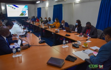 Directie Grassalco presenteert investeringsplannen aan president Santokhi