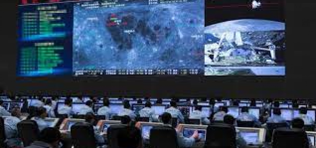 Chinese ruimtesonde Chang’e 5 is op de terugweg naar de maan