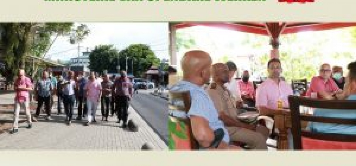 Ministerie van OW oriënteert zich in uitgaanscentrum Paramaribo