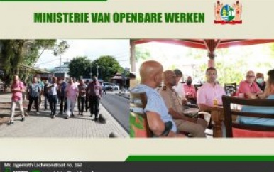 Ministerie van OW oriënteert zich in uitgaanscentrum Paramaribo
