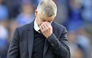 Solskjaer in tranen bij afscheidsinterview bij Manchester United.