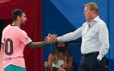 Messi vindt het oneerlijk dat Koeman is ontslagen bij FC Barcelona