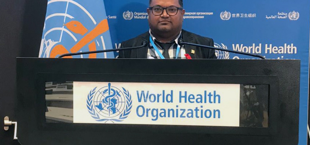 Onderdirecteur Volksgezondheid aanwezig bij World Health Assembly