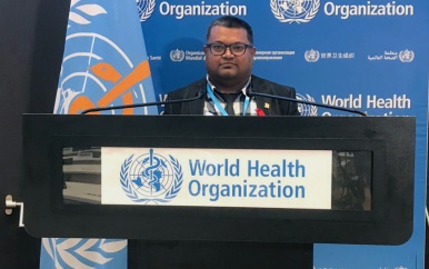 Onderdirecteur Volksgezondheid aanwezig bij World Health Assembly