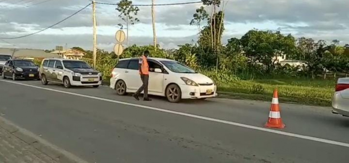 Verkeersdeelnemers beboet tijdens “Operatie Veilig Suriname”.