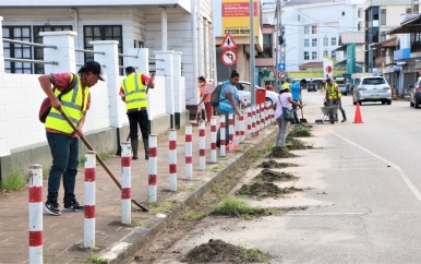 Binnenstad Paramaribo ondergaat grote schoonmaakbeurt