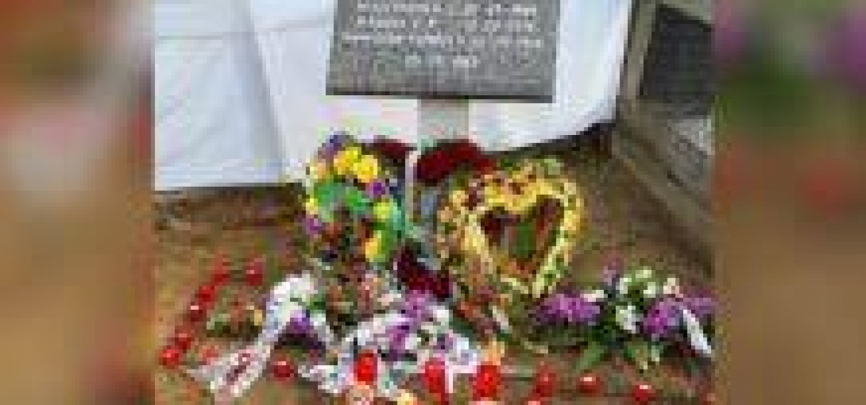 Herdenkingsdienst en bloemenhulde voor in 1987 vermoorde politiemannen