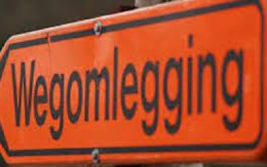 Wegomlegging in verband met Parade en Defilé