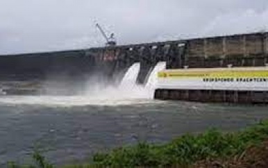 Waterstand Brokopondo toont lichte daling