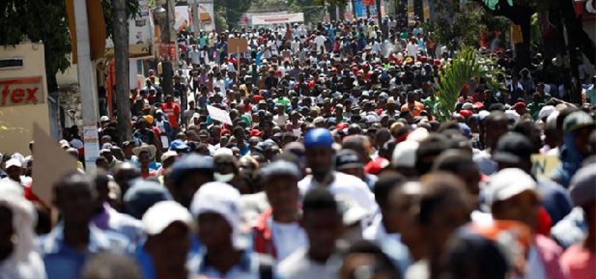 Massa protesten in Haïti