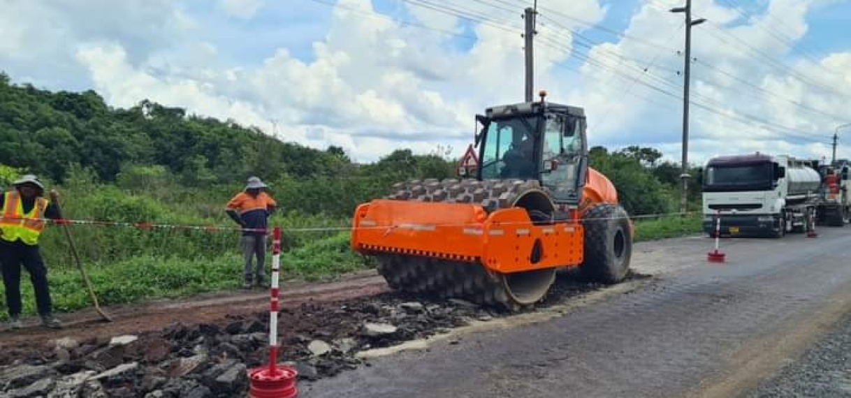 Herstelwerkzaamheden J.F Kennedyweg in volle gang