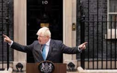 Boris Johnson houdt in Downing Street laatste toespraak als Britse premier