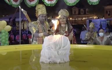 16de Divali-manifestatie op het Plein
