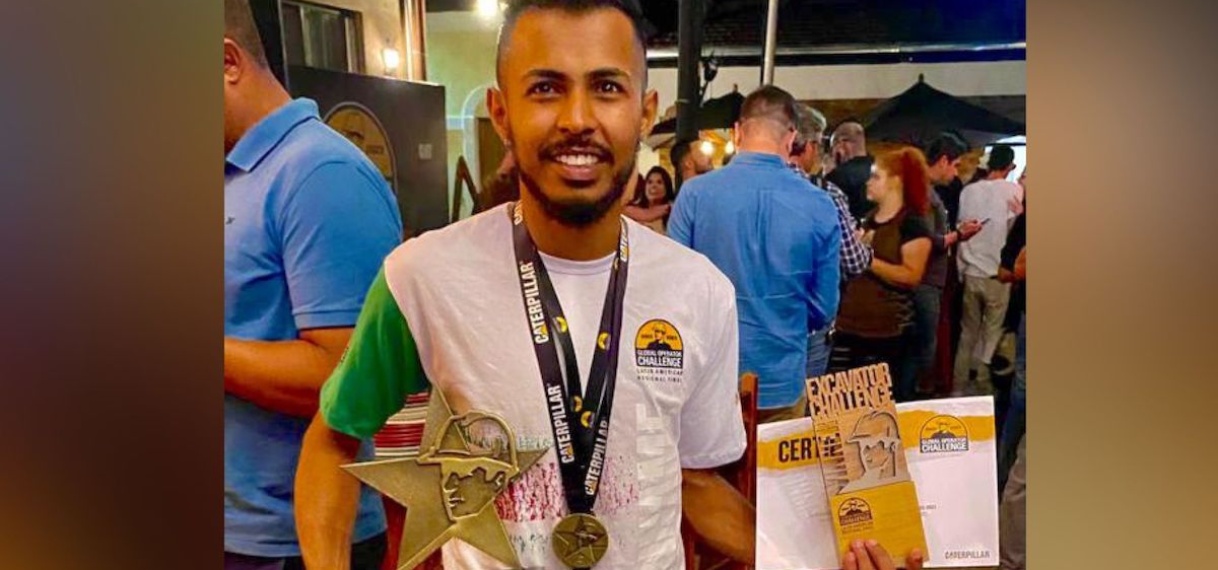 Sadhoe wint eerste plaats tijdens Graafmachine challenge in Brazilië