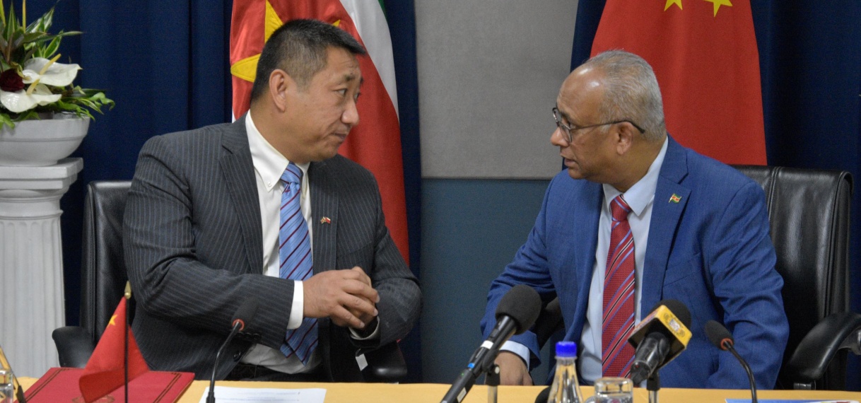 Suriname ontvangt financiële injectie van China