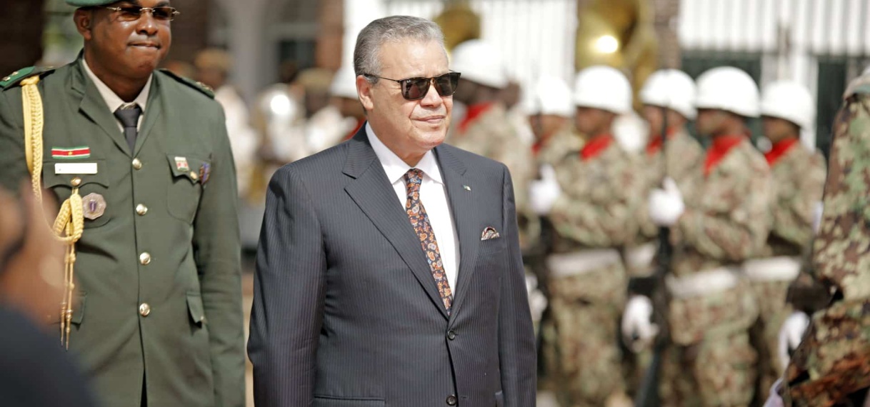 Ambassadeurs Guyana en Algerije maken opwachting op paleis