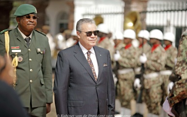 Ambassadeurs Guyana en Algerije maken opwachting op paleis