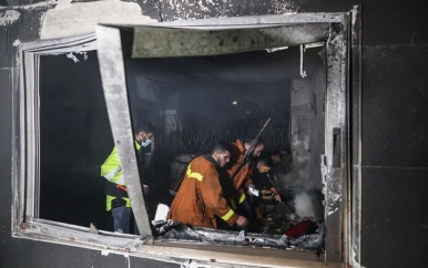 ‘Minstens 21 doden bij woningbrand Gaza, onder wie 10 kinderen’