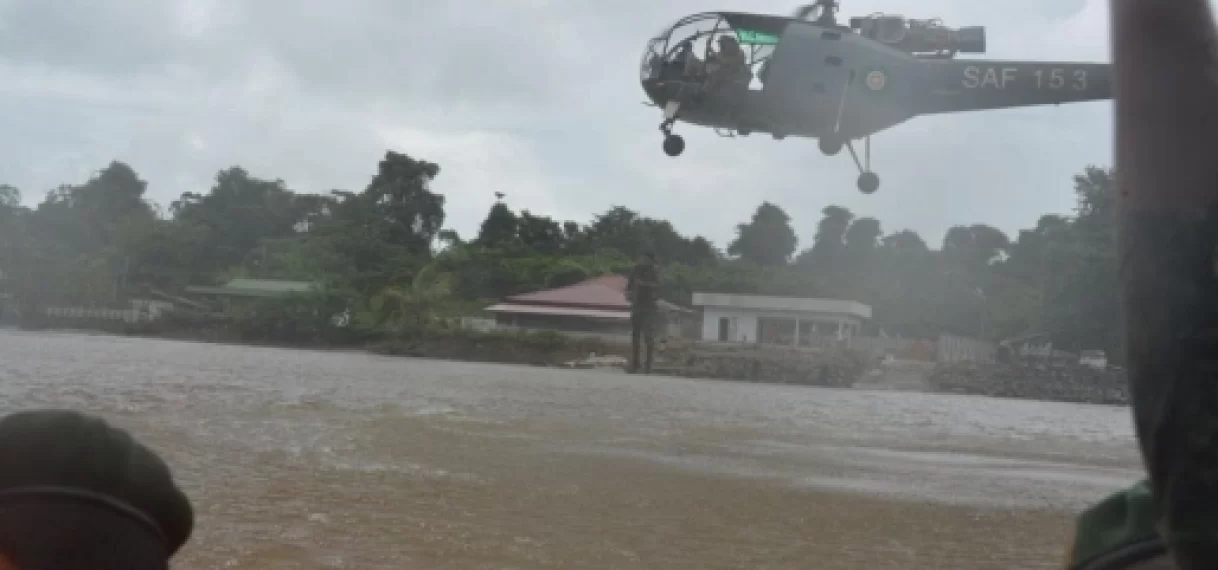 Oefening Helocasting voor leden KST
