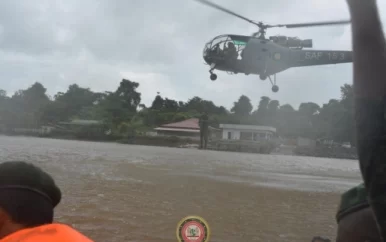 Oefening Helocasting voor leden KST