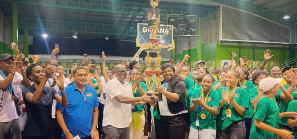 Suriname winnaar van de Inter Guyanese Spelen (IGS) in Guyana.