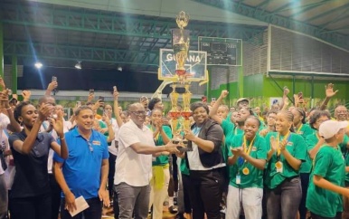 Suriname winnaar van de Inter Guyanese Spelen (IGS) in Guyana.