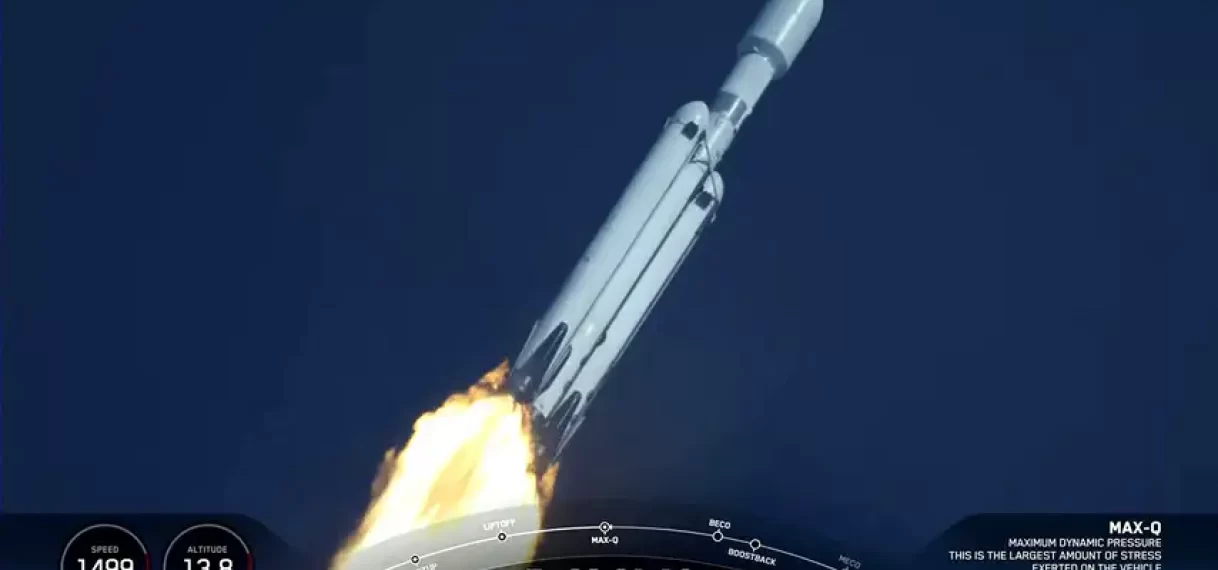 Falcon Heavy-raket voor het eerst in drie jaar gelanceerd voor geheime missie