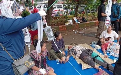 Zeker 44 doden na aardbeving op eiland Indonesië