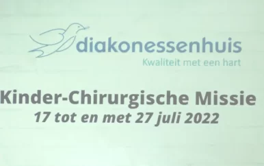 Derde kinder-chirurgische missie in Diakonessenhuis goed verlopen   chirurg drs. A.Jewbali