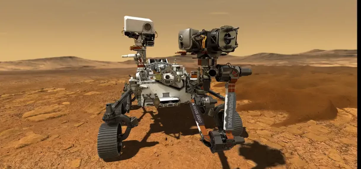 Marsrover maakt eerste geluidsopname van een stofduivel op Mars