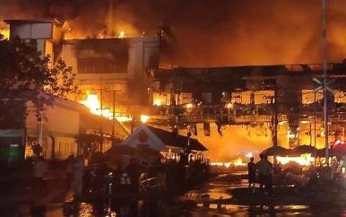 Tien doden bij brand casino in Cambodja