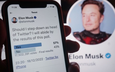 UPDATE: Musk: alleen betalende gebruikers mogen stemmen over beleid Twitter