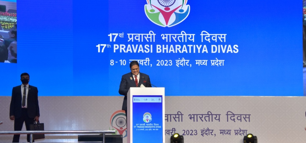 President Santokhi breekt in India lans voor samenwerking met Caribische diaspora
