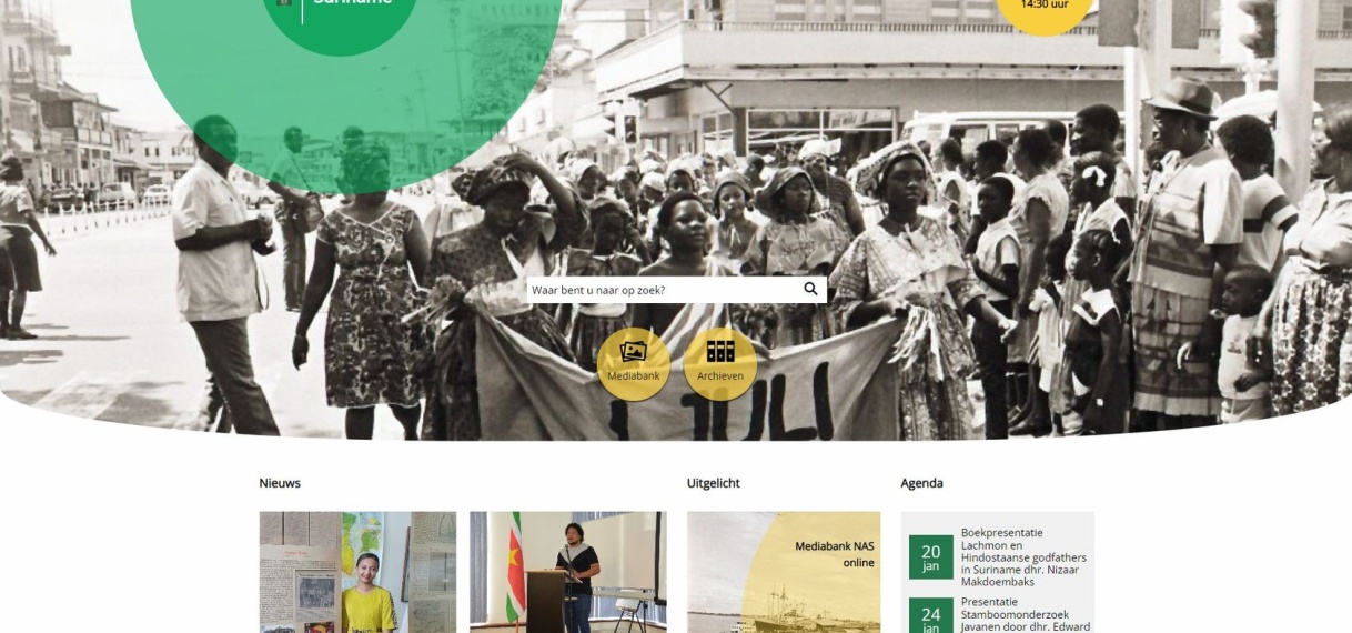 Launch nieuwe website Nationaal Archief Suriname