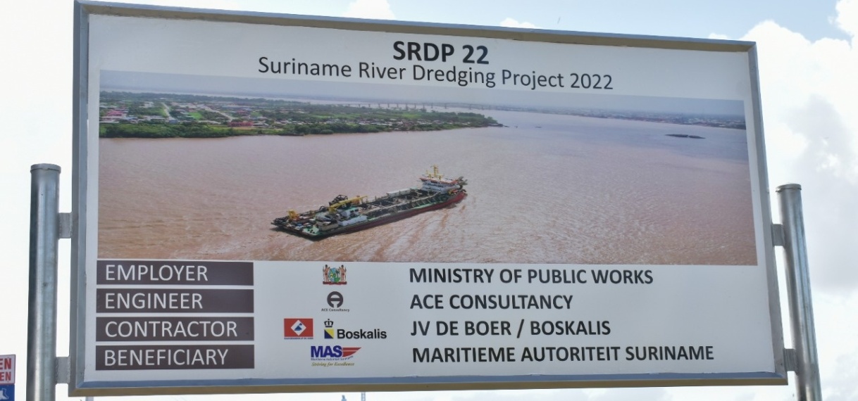 Baggerproject Surinamerivier nadert afrondingfase