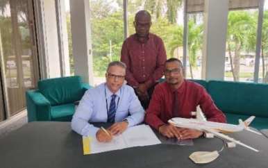 Surinam Airways ondertekend lease agreement met V2 Aviation DMCC.