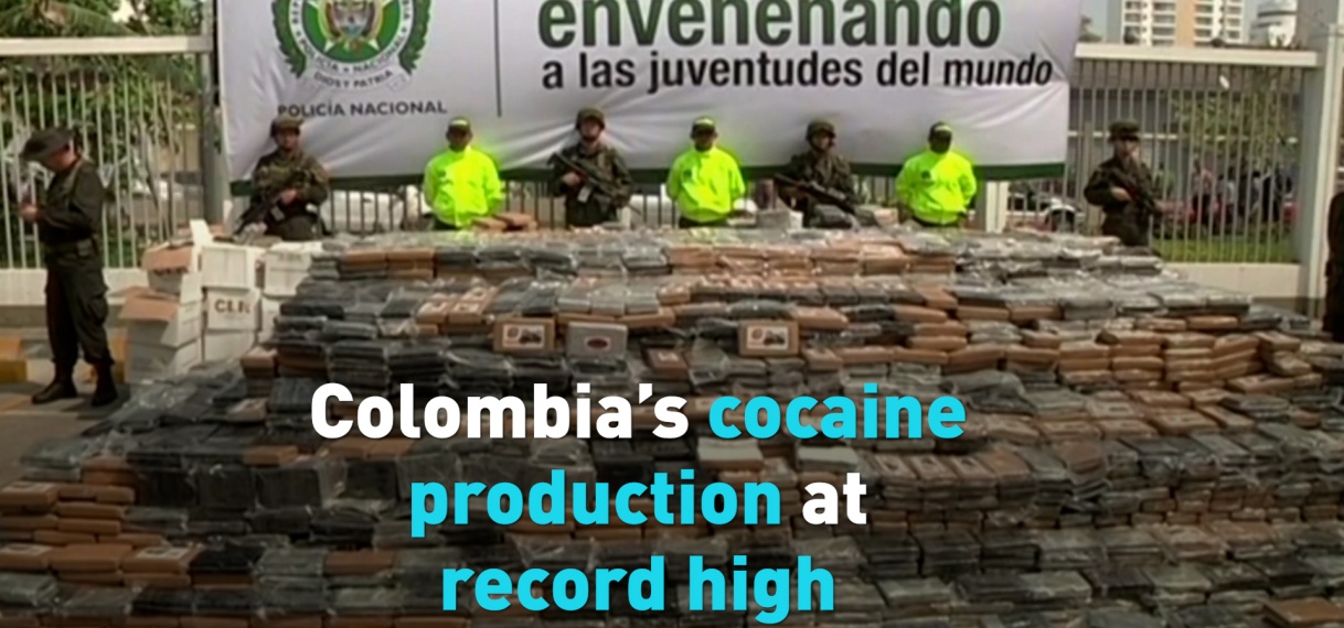 Cocaïnevangsten in Colombia breken record in 2022