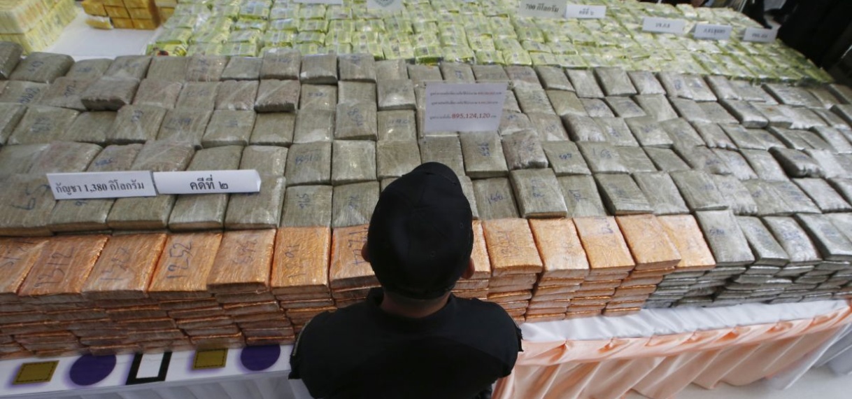 1,1 Ton crystal meth onderschept in Thailand