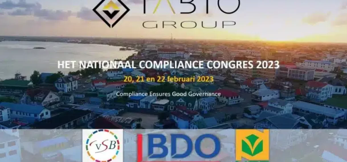 Ook dit jaar een Nationaal Compliance Congres in Suriname