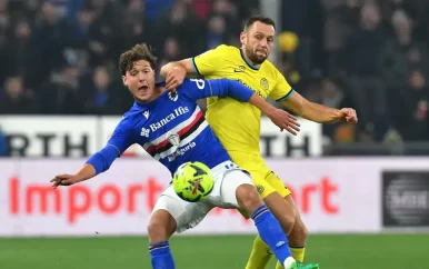 Inter verspeelt punten bij Sampdoria en verliest koploper Napoli verder uit zicht