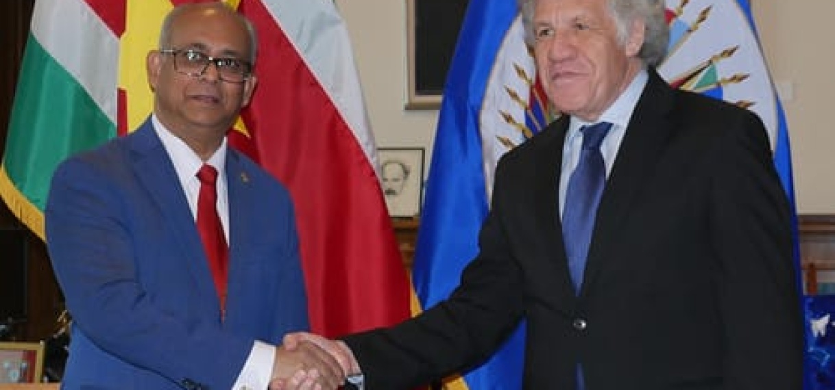 Minister Ramdin bespreekt recente ontwikkelingen tijdens missie in Washington DC