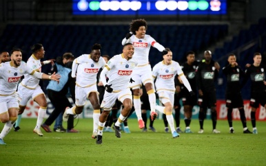 Paris Saint Germain ligt uit de Coupe de France.