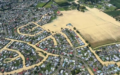 Miljardenschade door cycloon Gabrielle in Nieuw-Zeeland