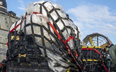 Amerikanen vissen Chinese ballon-apparatuur uit Atlantische Oceaan