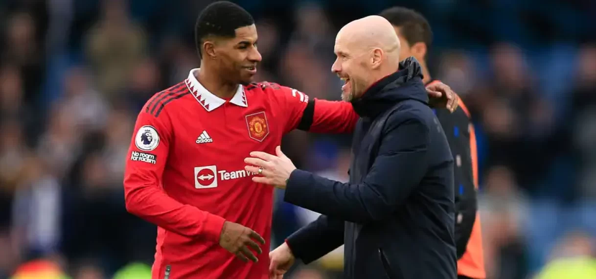 Ten Hag heeft zijn zin: de lach is weer helemaal terug bij Rashford