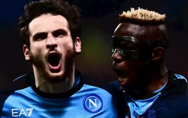 Napoli wint eenvoudig van Sassuolo en blijft fier aan kop in Italië