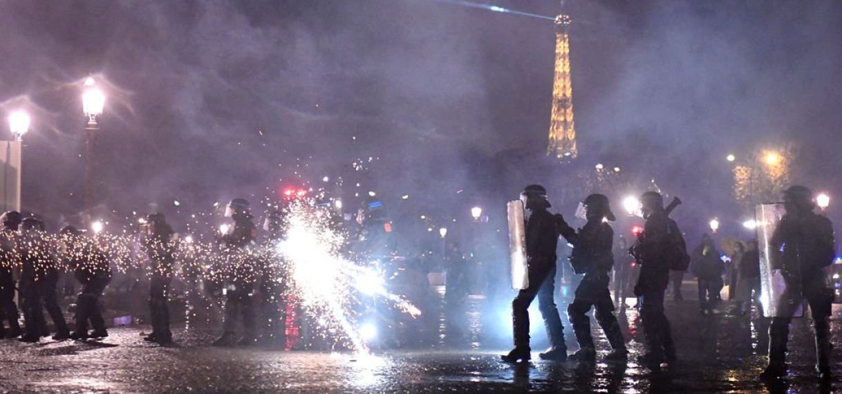 Opnieuw ongeregeldheden bij Franse protesten tegen pensioenhervormingen
