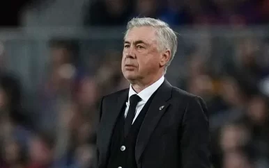 Real-coach Ancelotti houdt nare smaak over aan afgekeurde goal in Clásico